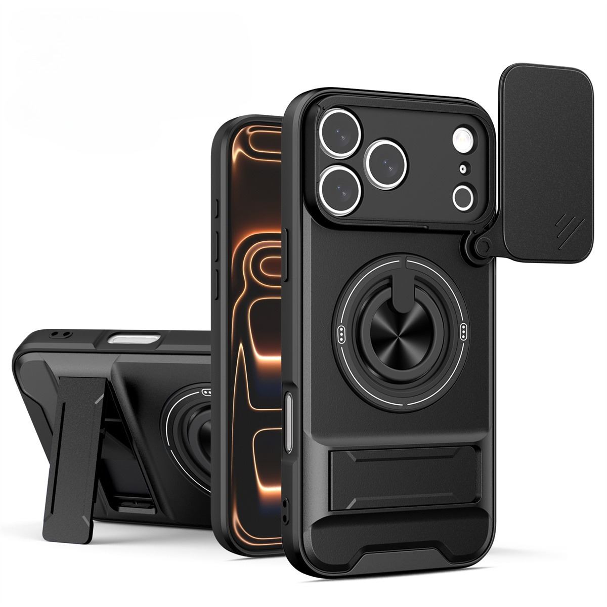 Phone Kickstand Ring - Magnetische telefoonhoes voor iPhone 11 12
