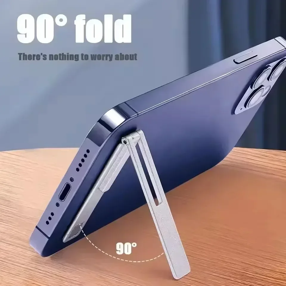 Phone Accessories And Gadget - Magnetische ultradunne opvouwbare telefoonhouder van metaallegering,