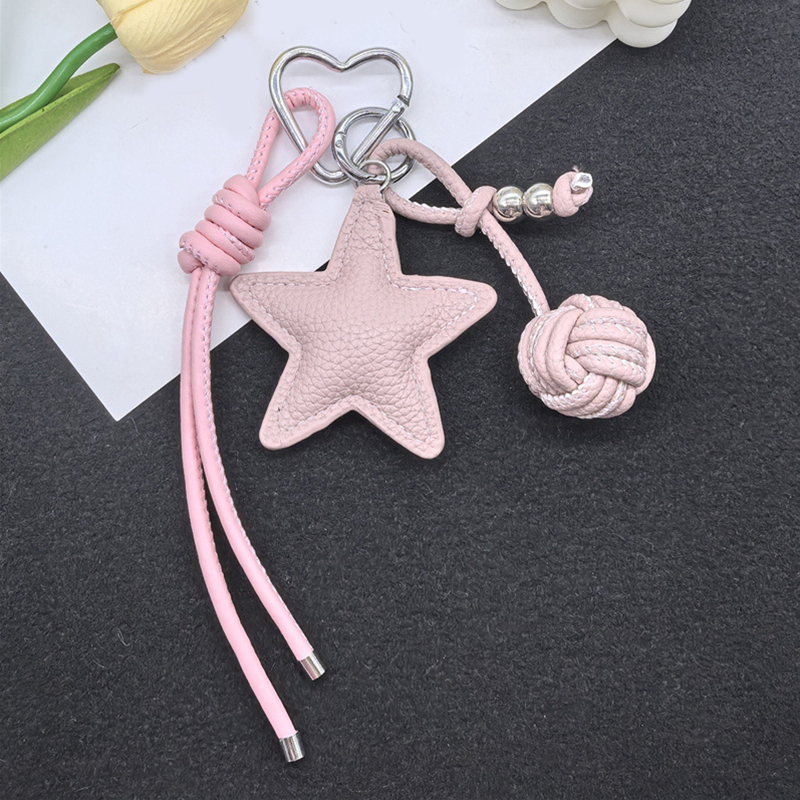 Phone Accessories Highpoint - Gevlochten touwtas, hoogwaardige sleutelhanger, vijfpuntige sterhanger,