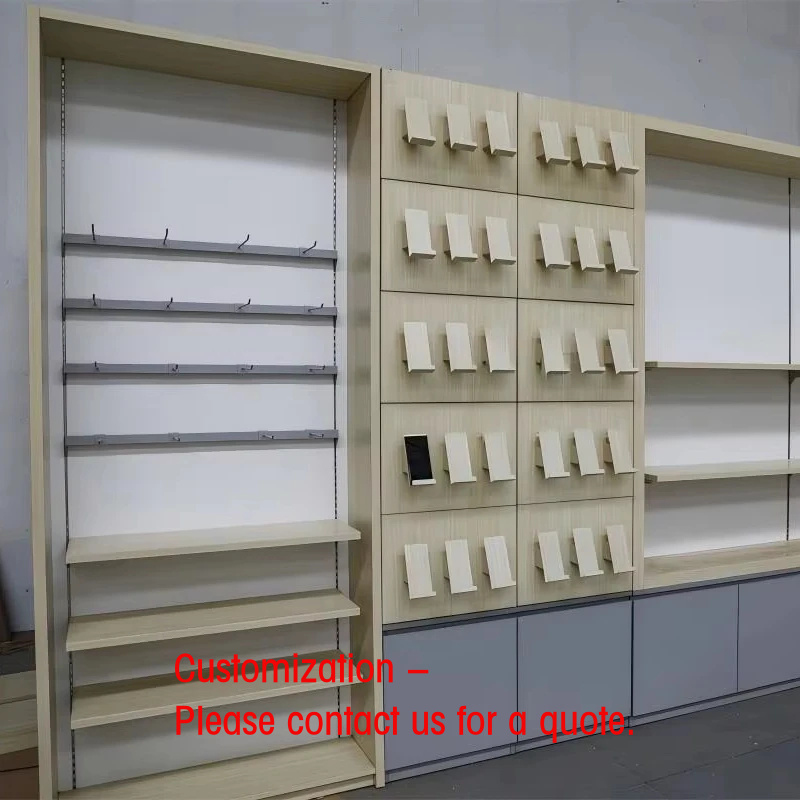 Phone Accessories Design Shop - Modern ontworpen displaykast, tafel en accessoires
