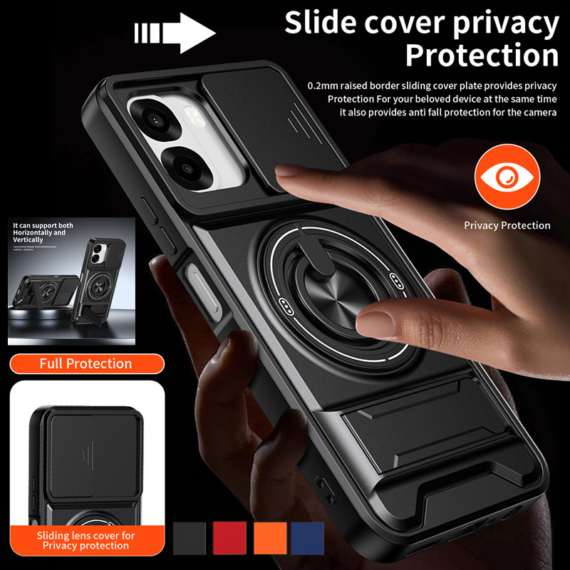 Phone Kickstand Ring - Armor Telefoon Case Voor Oppo A6x