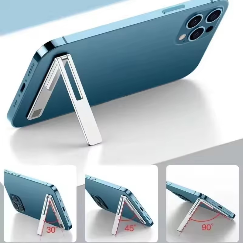 Phone Accessories And Gadget - Magnetische ultradunne opvouwbare telefoonhouder van metaallegering,