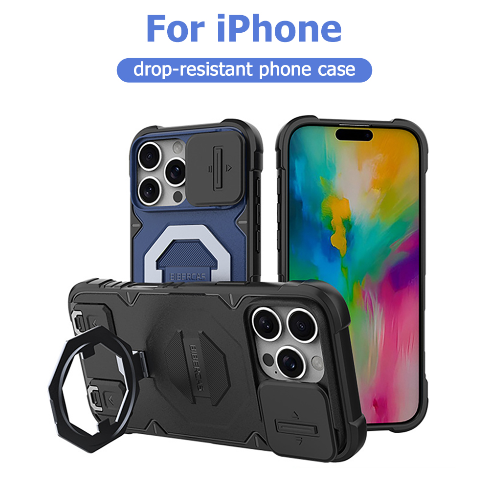 Phone Kickstand Ring - Ringstandaard Magnetische Telefoonhoes voor Apple iPhone