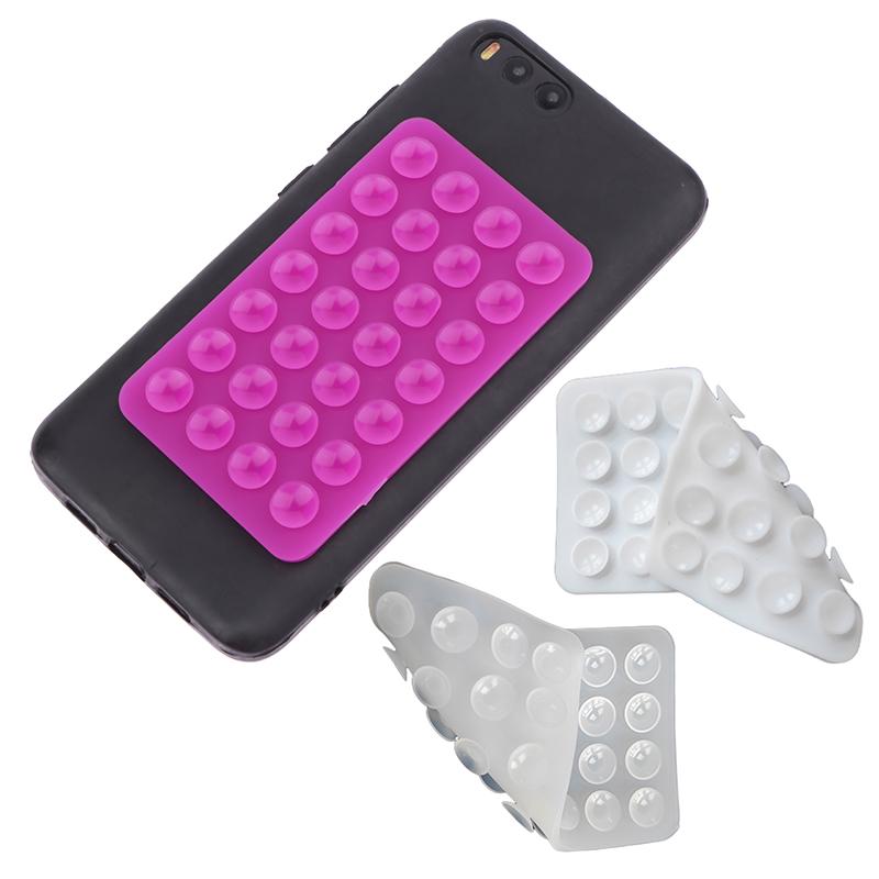 Phone Accessories Crochet - 1PC Dubbelzijdige siliconen zuignap Anti-val telefoonhouder