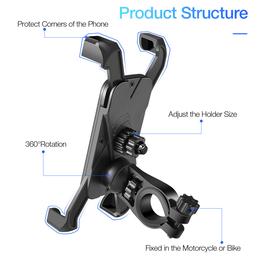 360 °   Verstelbare fietstelef - Phone Zone Accessories & Repair Lake Charles La recensie en prijs