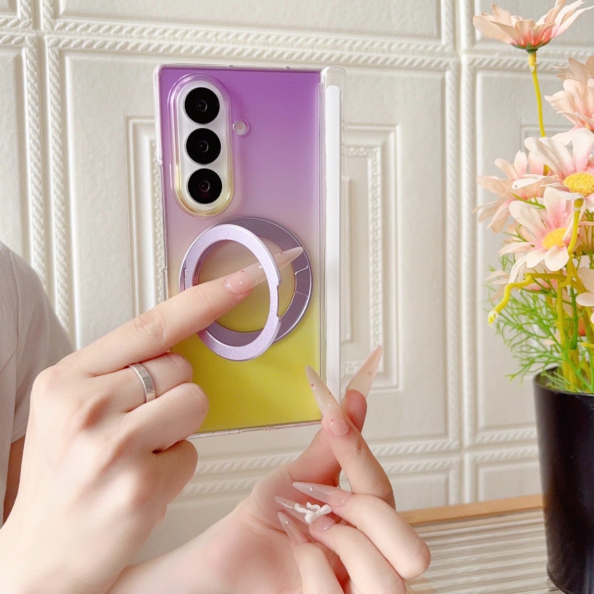 Transparante draaibare ringsta - Phone Kickstand Ring recensie en prijs