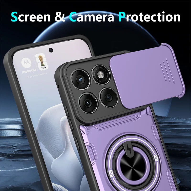 Telefoonhoesje voor Motorola M - Phone Kickstand Ring recensie en prijs